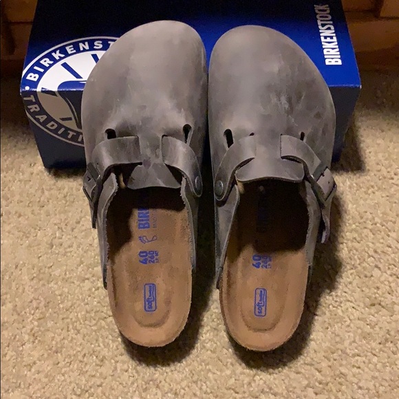 birkenstock boston oiled leather iron